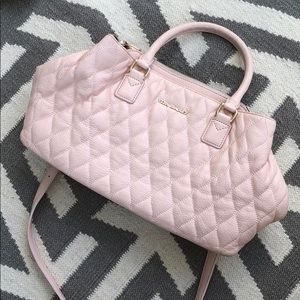 Vera Bradley pink quilted Emma satchel